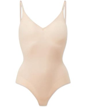 Heist Studios Sculpt Perforated Outer Bodysuit - Naturel