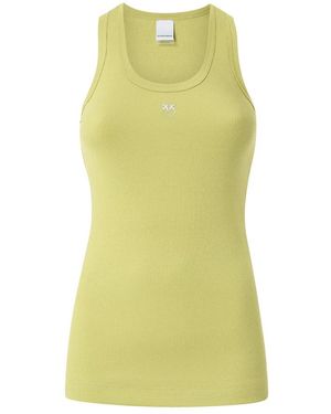 Pinko Sleeveless Tops - Yellow