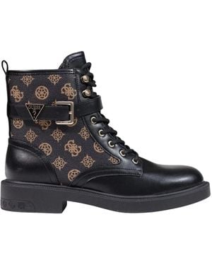 Guess Fellini Schnürstiefel - Schwarz