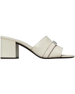Tory Burch Heeled Mules - Blanco