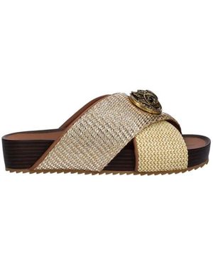 Kurt Geiger Sliders - Brown