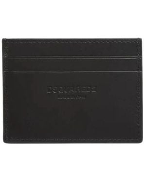 DSquared² Leder-Kartenetui - Schwarz