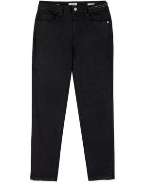 Oltre Cropped Trousers - Negro