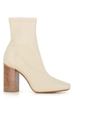 Chloé Heeled Boots - Natural