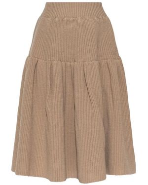 Dries Van Noten Midi Skirts - Brown