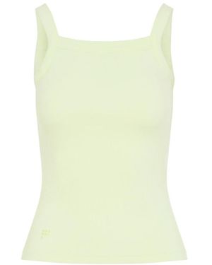 PANGAIA Sleeveless Tops - Yellow