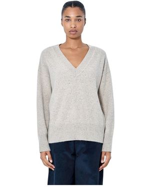 Rohe V-Neck Knitwear - Gris