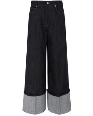 Givenchy Raw Turn-Up Jeans - Zwart