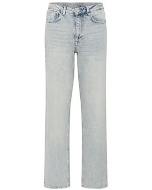 My Essential Wardrobe Straight Jeans - Gris