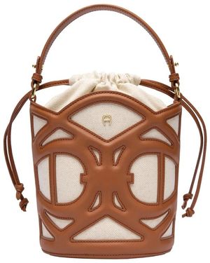 Aigner Bucket Bags - Marrone