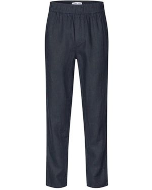 Samsøe & Samsøe Cropped Broeken - Blauw
