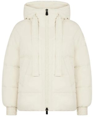 Pinko Jassen ,Wit ,Polyester Dicentra Imbottito Tela - Naturel