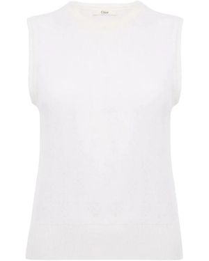 Chloé Tops ,Wit ,Sleeveless Tops