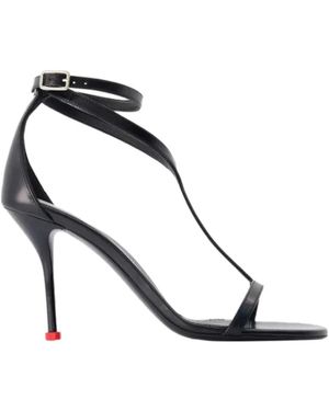 McQueen High Heel Sandals - Black