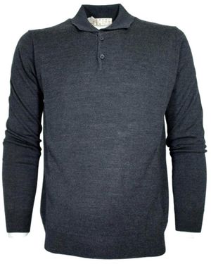 Cashmere Company Round-Neck Knitwear - Bleu