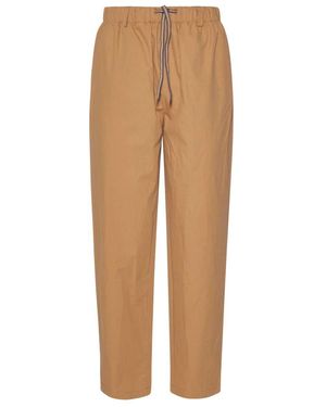 Silvian Heach Relaxte Broek Met Trekkoord - Naturel