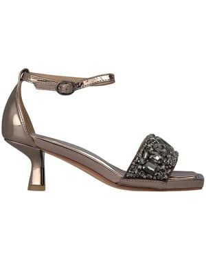 Alma En Pena. High Heel Sandals - Metallic