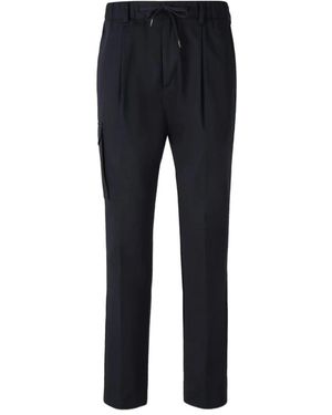 Herno Straight Trousers - Azul