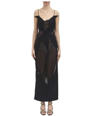Yehuafan Maxi Dresses - Black