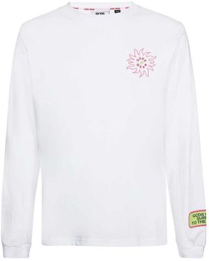 Gcds Long Sleeve T-Shirts - White