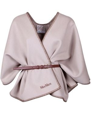 Max Mara Jassen ,Cashmere Cape - Bruin