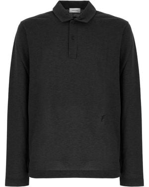 Ferragamo Polo Shirts - Black