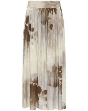 GUSTAV Rokken ,Bruin ,Midi Rok - Naturel