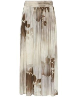 GUSTAV Rokken ,Bruin ,Midi Rok - Naturel