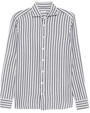 Borriello Gestreepte Blouse Met Lange Mouwen - Blauw
