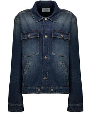 Courreges Denim Jackets - Bleu