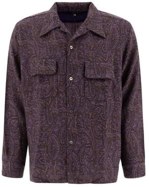 Needles Casual Shirts - Purple