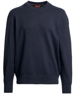 Parajumpers Basic Braw Rundhals-Pullover - Blau