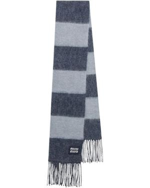 Miu Miu Winter Scarves - Azul