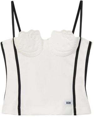 Gcds Sleeveless Tops - White