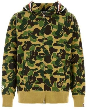 A Bathing Ape Zip-Throughs - Green