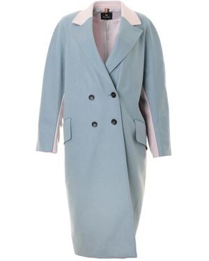 Paul Smith Double-Breasted Coats - Blue