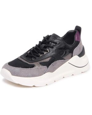 Date Schoenen ,Zwart ,Fuga Hairy Schoenen - Blauw