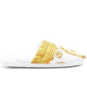 Versace Cotton Sandals - Yellow