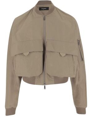 DSquared² Technische Stoffjacke - Natur