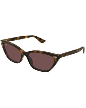 Gucci Stylische Sonnenbrille Für Den Täglichen Gebrauch - Braun