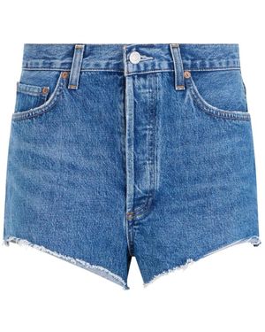 Agolde Ridley Short - Blauw