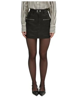 Anine Bing Short Skirts - Negro