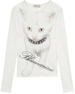 Blumarine Long Sleeve Tops - Wit