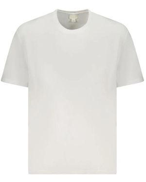 Calvin Klein Geborduurd Crew Neck T-Shirt - Wit
