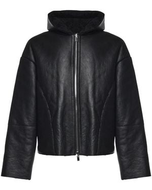 HELIOT EMIL Leather Jackets - Black