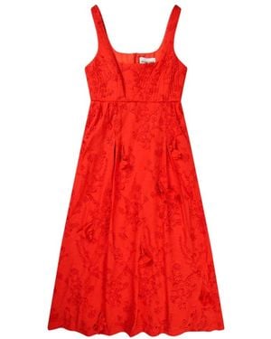 Munthe Midi Dresses - Red