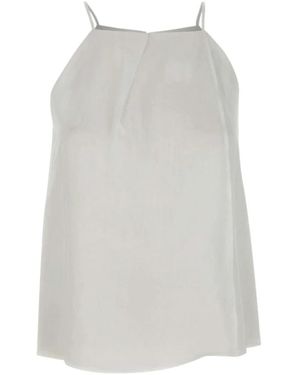 Max Mara Sleeveless Tops - Blanc