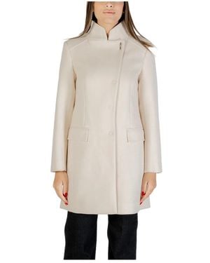 Liu Jo Single-Breasted Coats - Natural