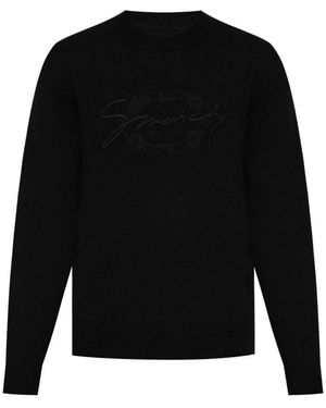 Givenchy Round-Neck Knitwear - Zwart