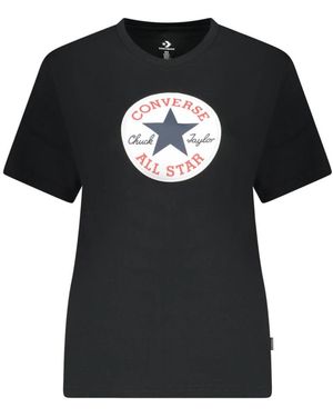 Converse Chuck Taylor All Star Patch T-Shirt - Zwart